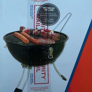 Coleman Party Ball Charcoal Grill, Black, Steel